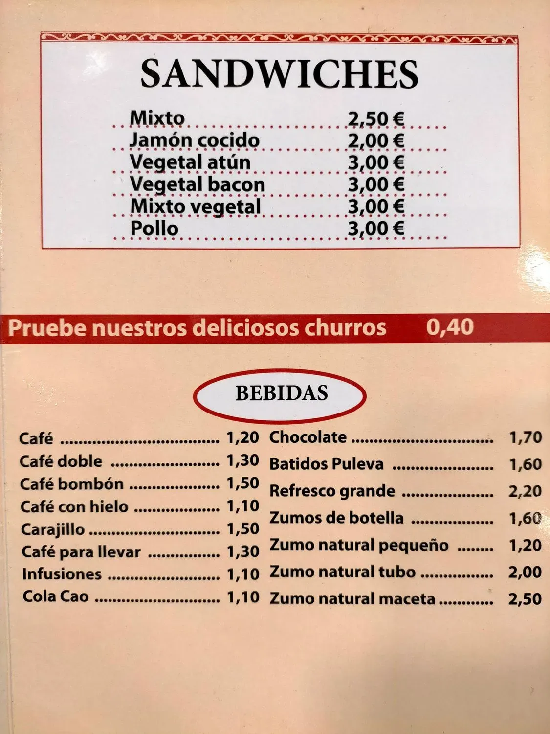 Menu 2