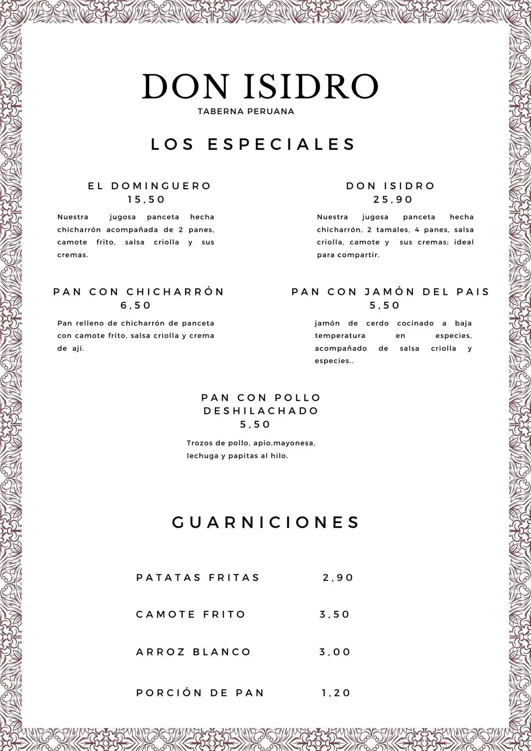 Menu 3