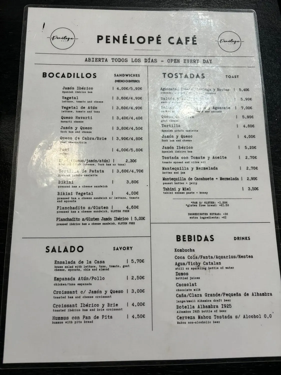 Menu 3