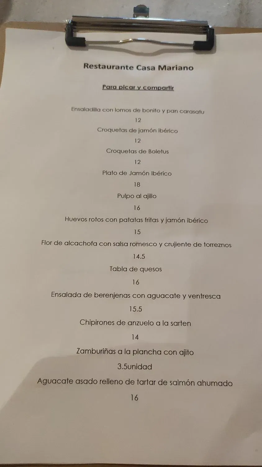 Menu 2