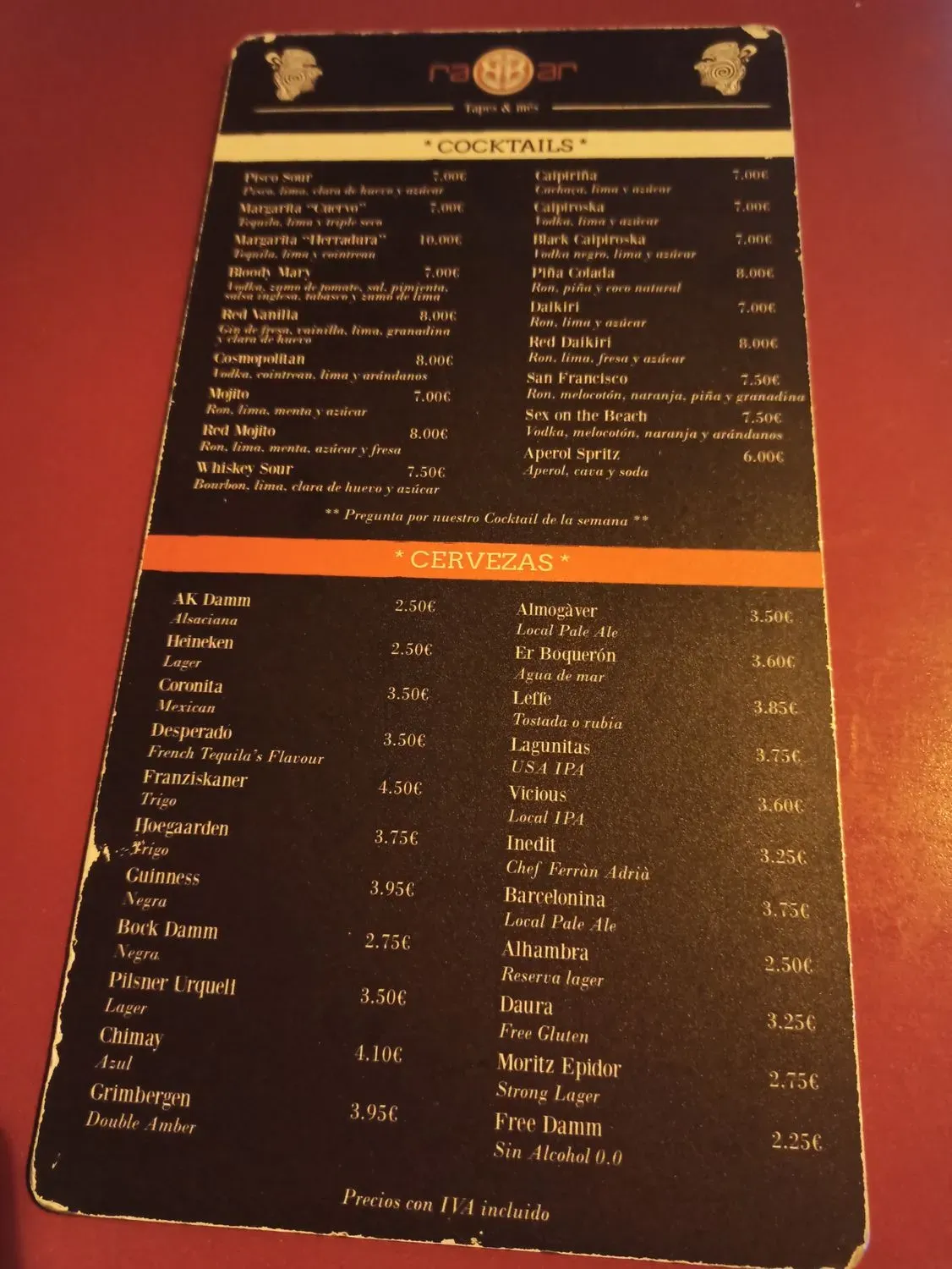 Menu 2