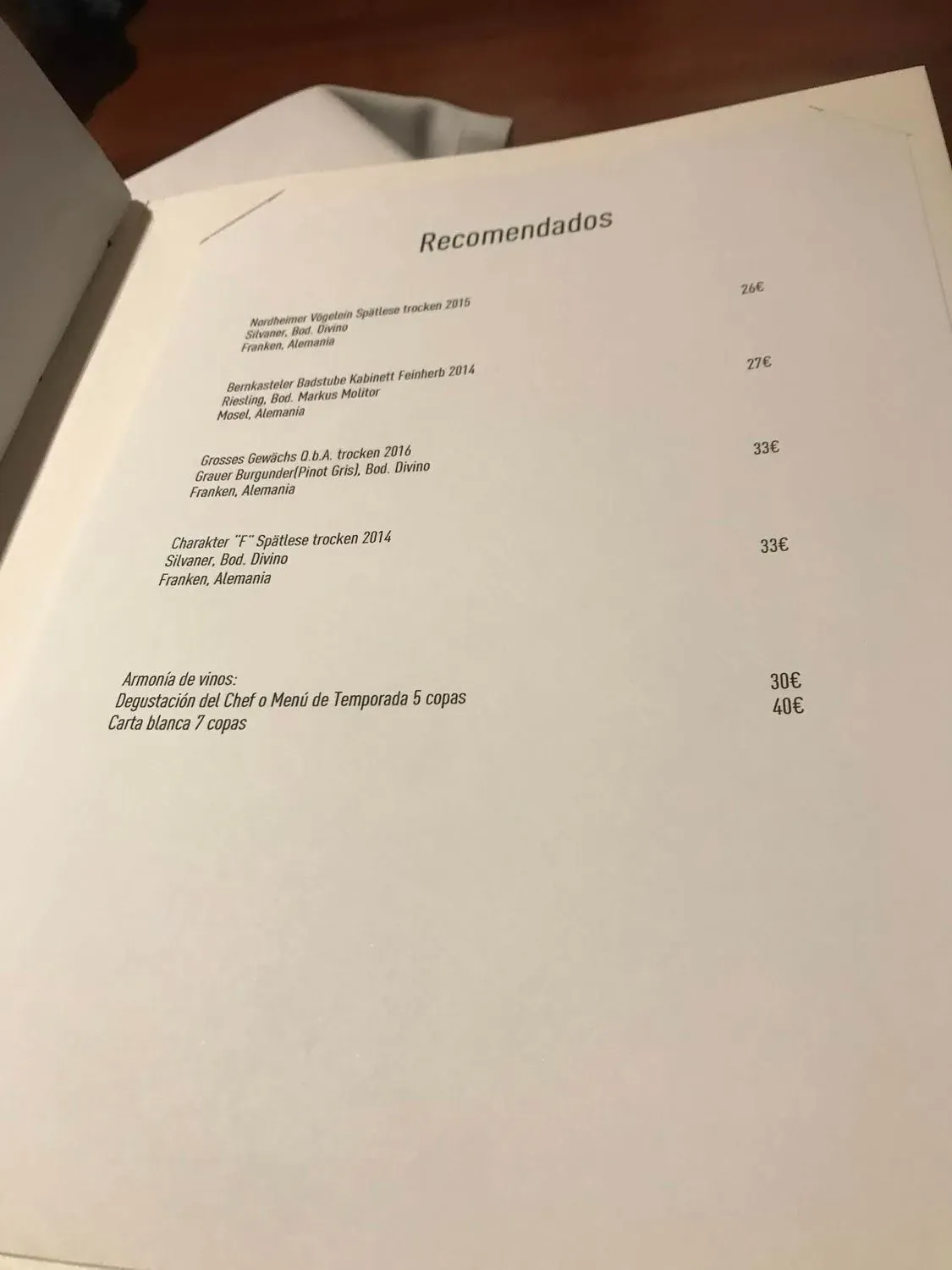 Menu 3