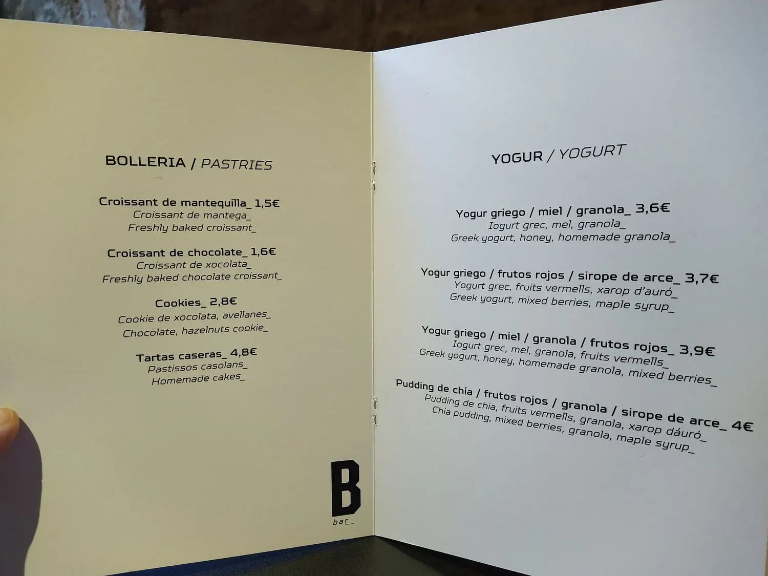 Menu 3