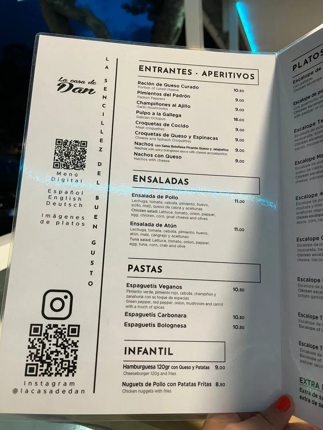 Menu 3