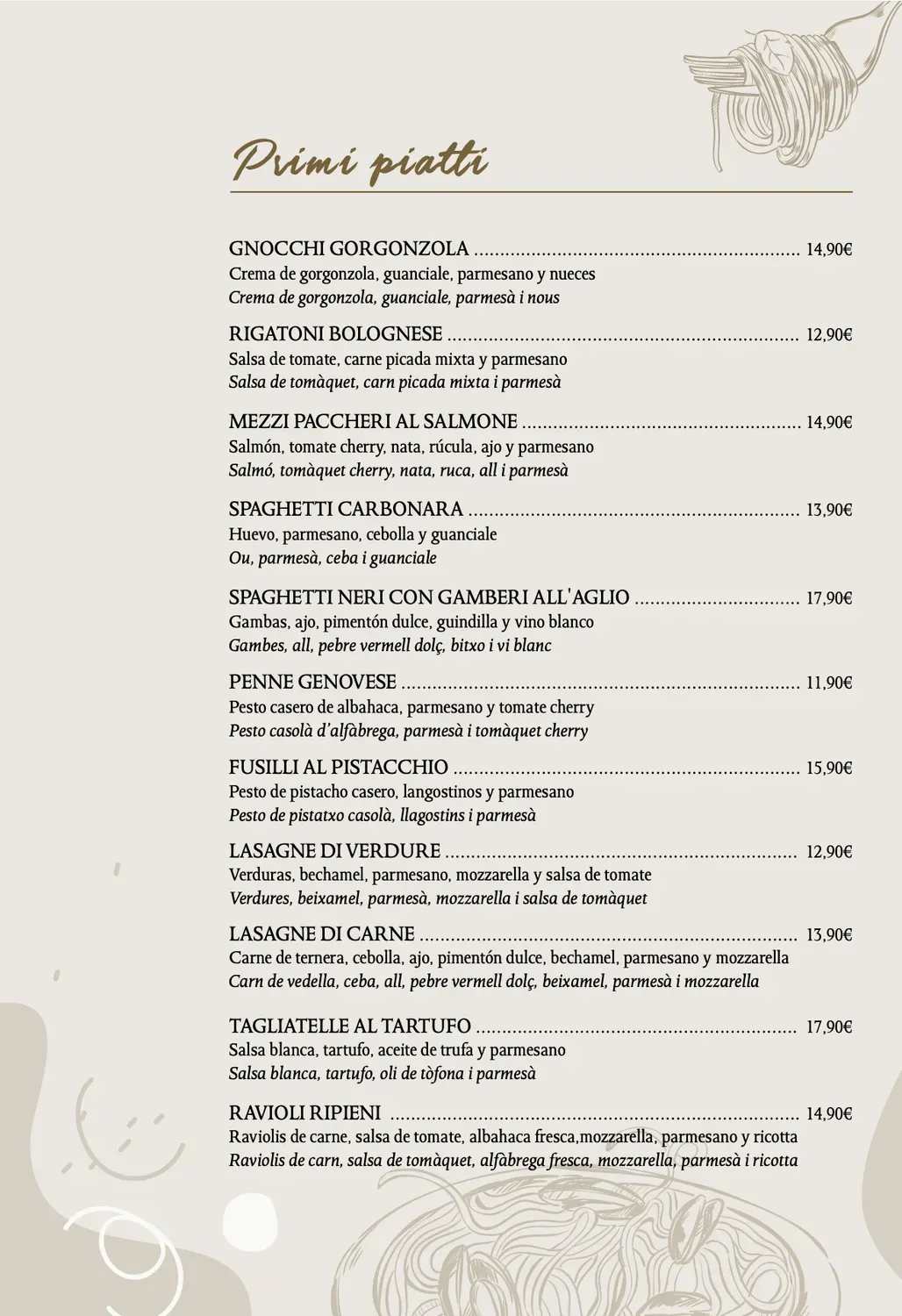 Menu 3