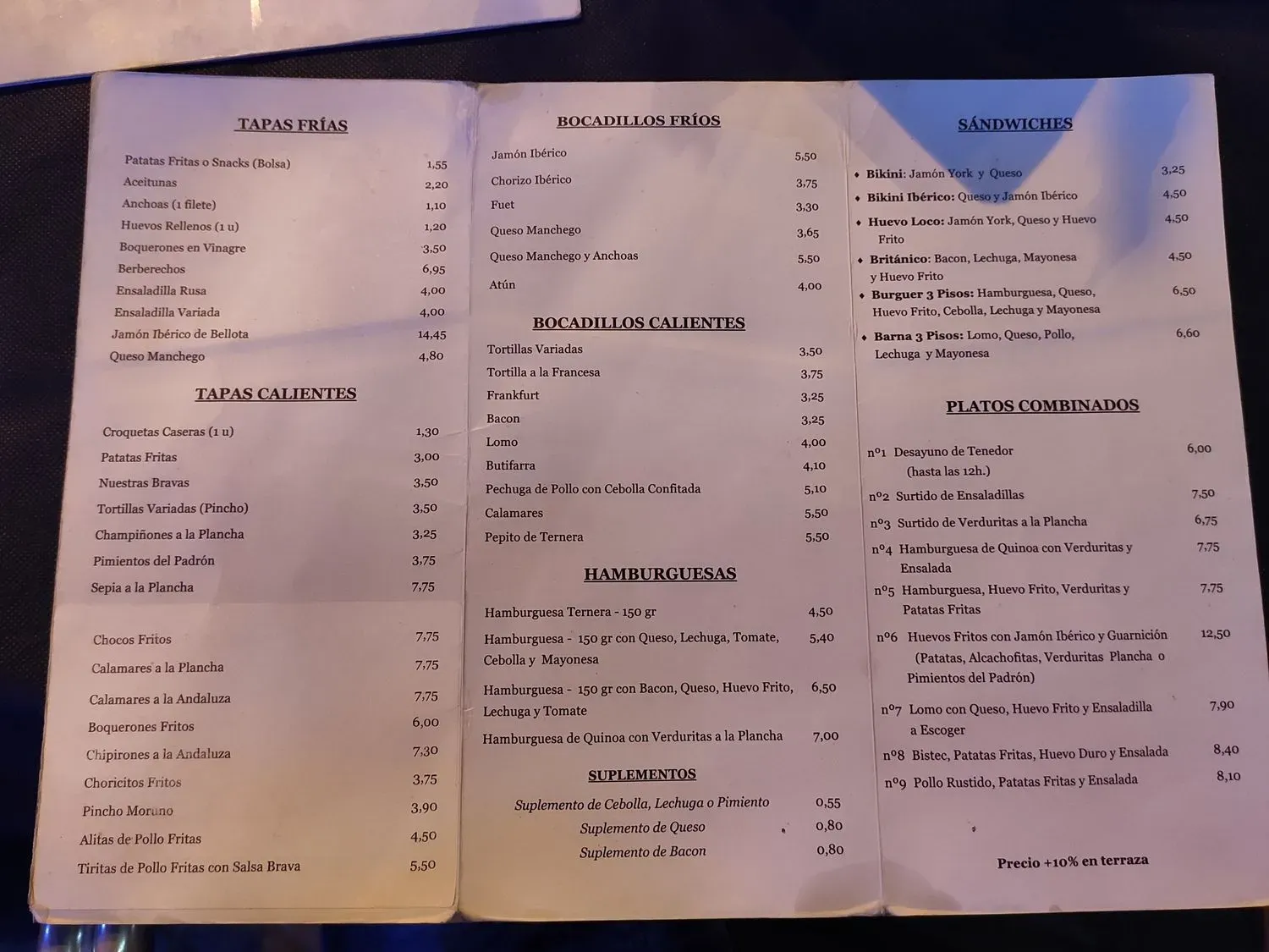 Menu 3