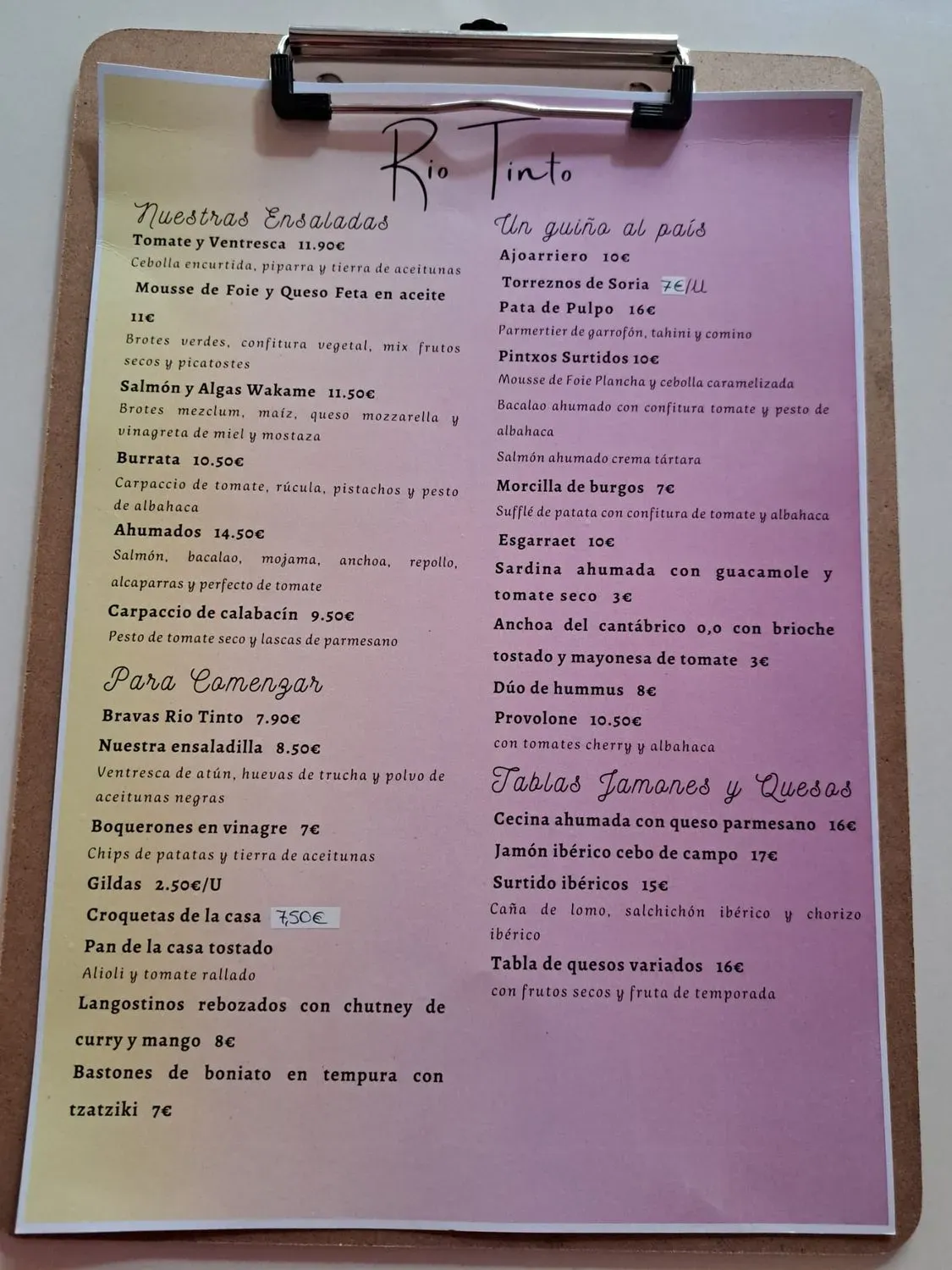 Menu 2