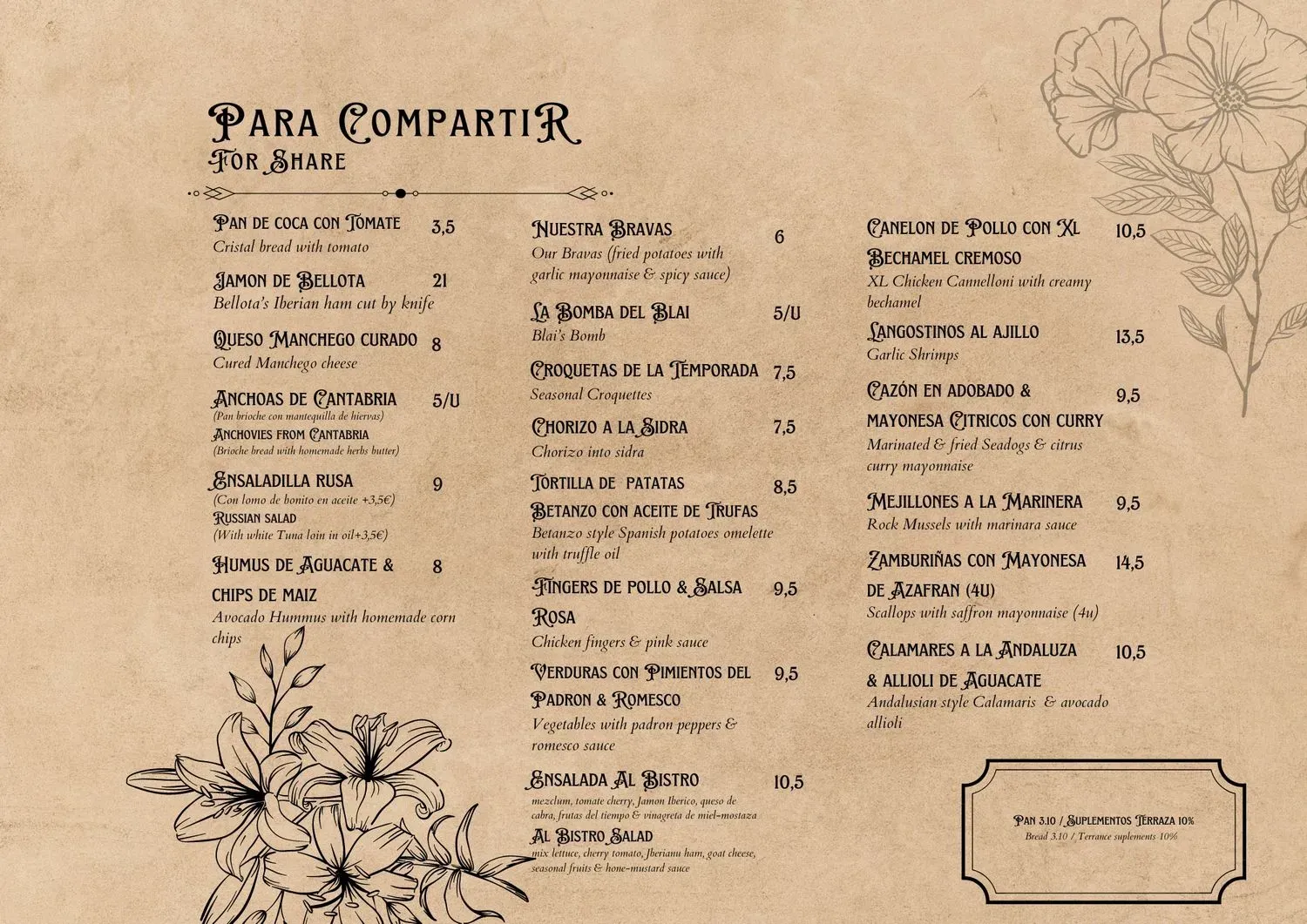 Menu 2