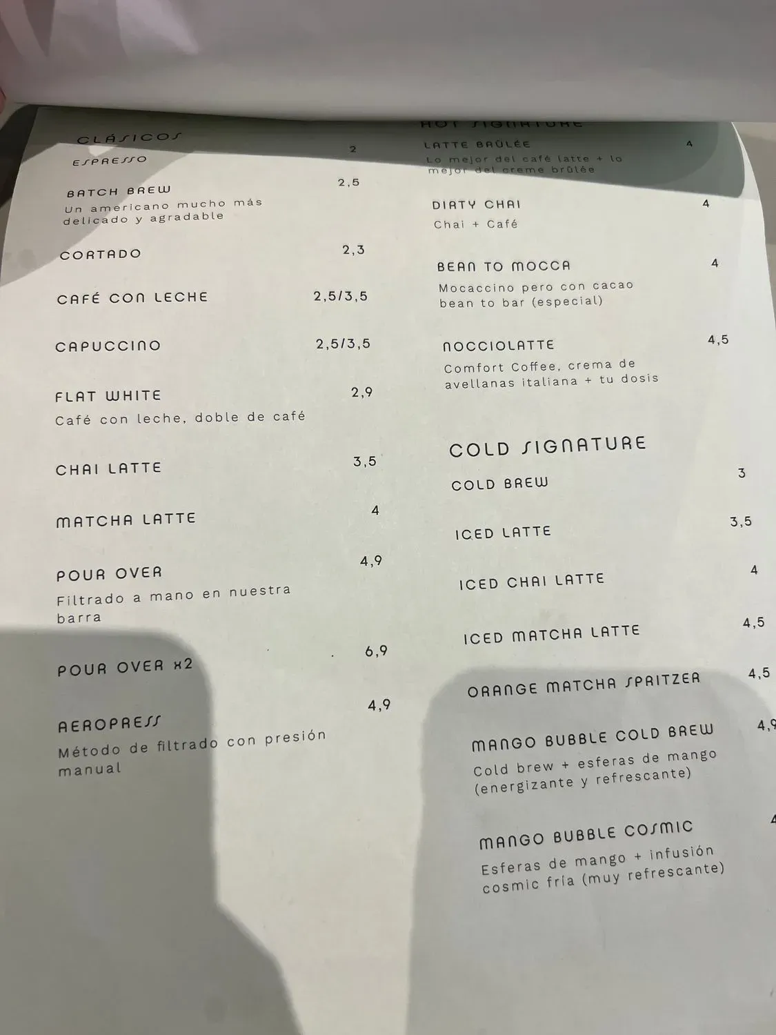 Menu 2