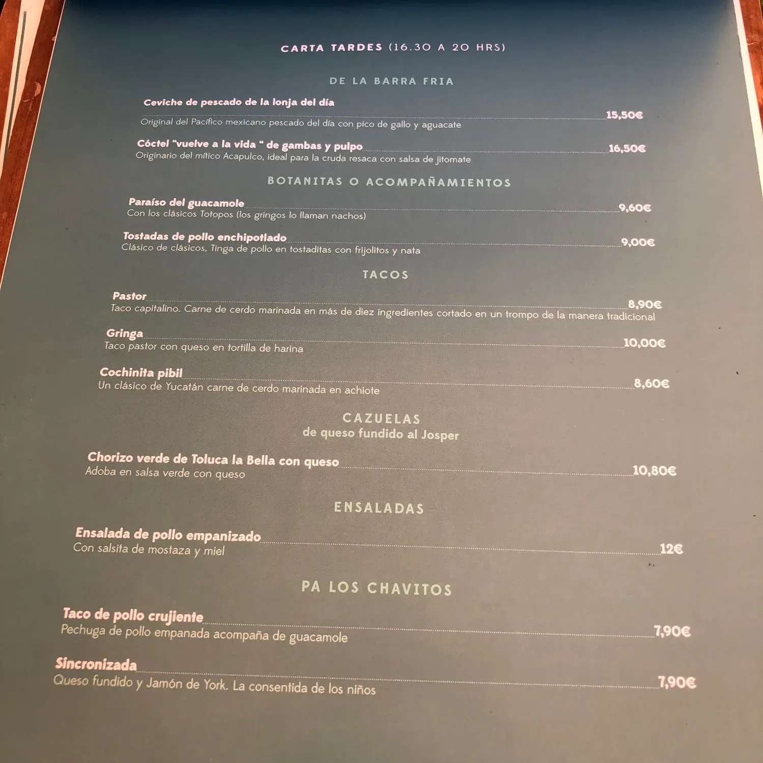 Menu 2