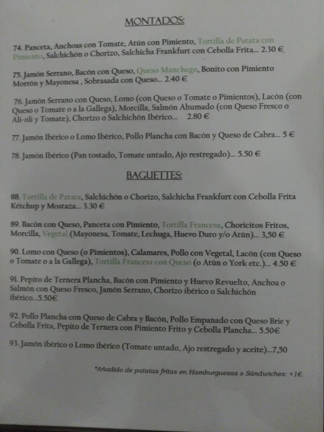 Menu 2