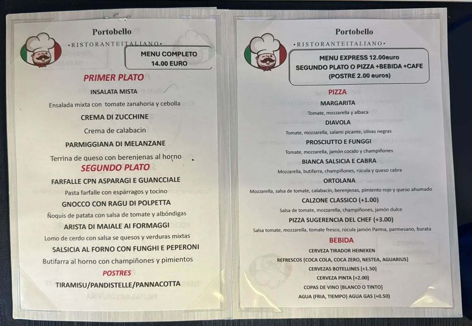 Menu 2