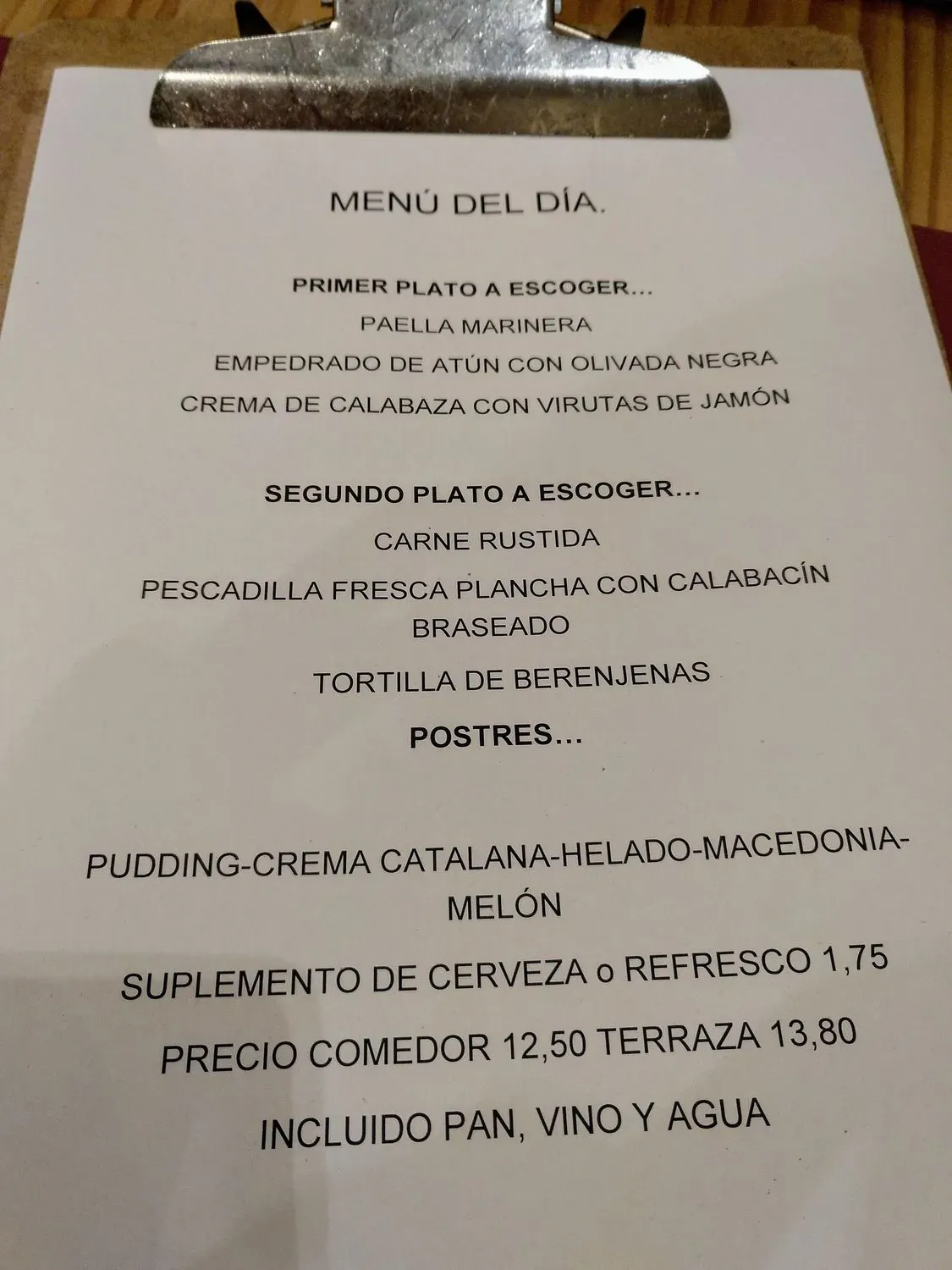 Menu 2