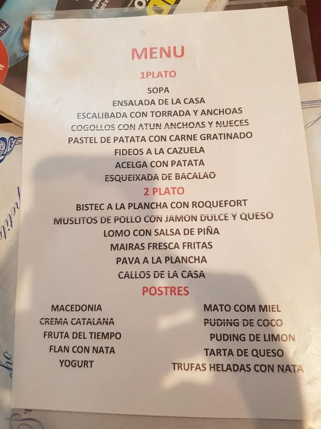 Menu 3