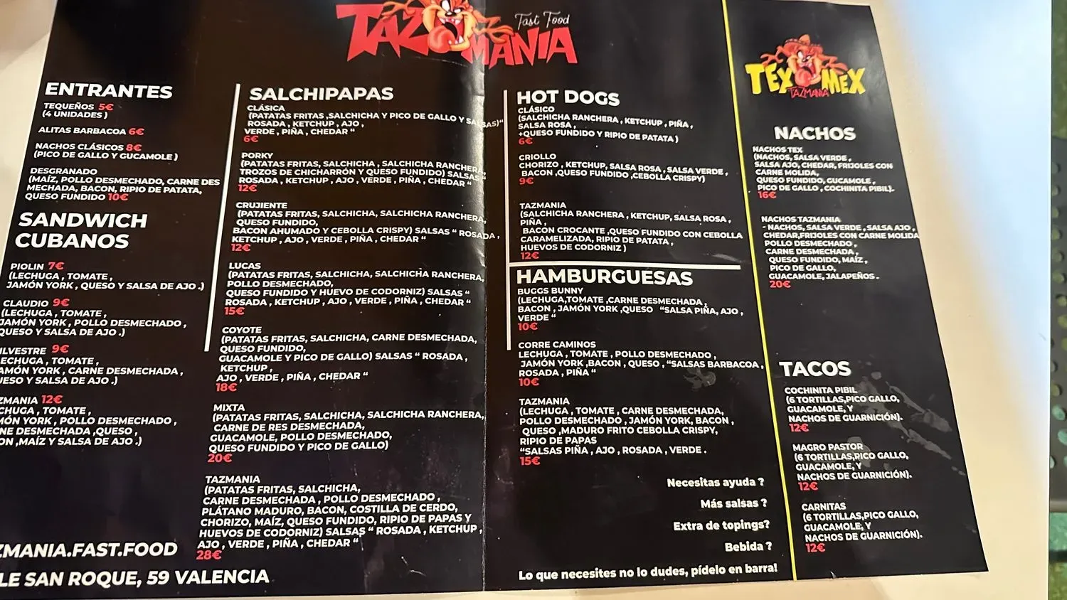 Menu 3