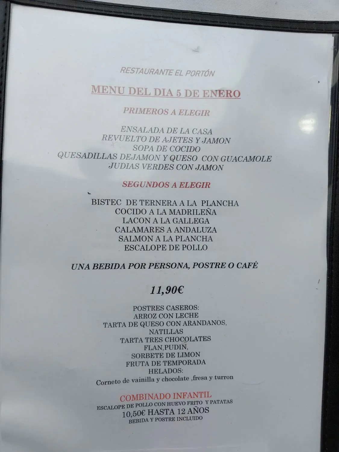 Menu 3