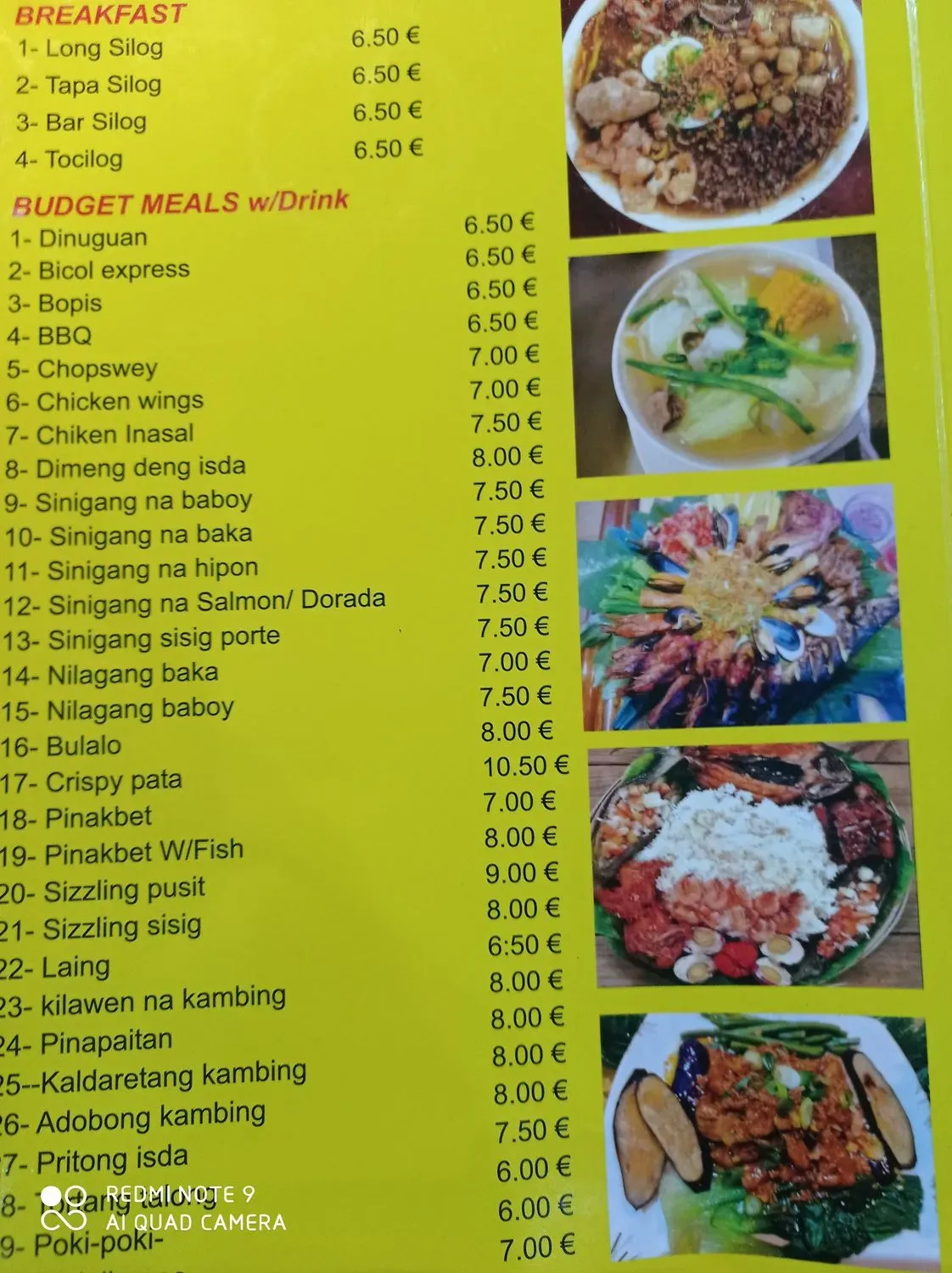 Menu 3