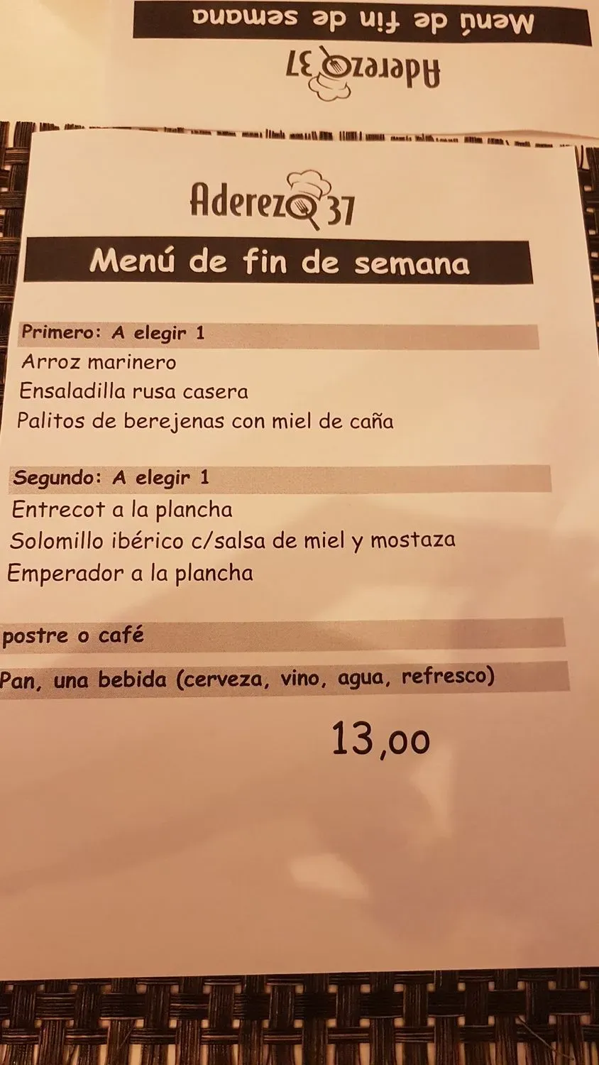 Menu 2