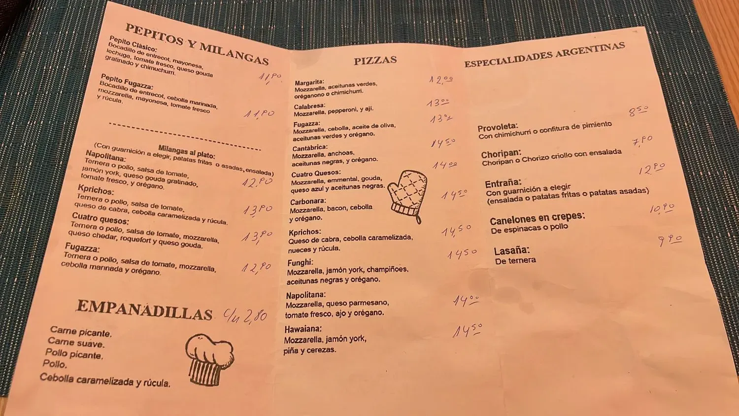 Menu 3