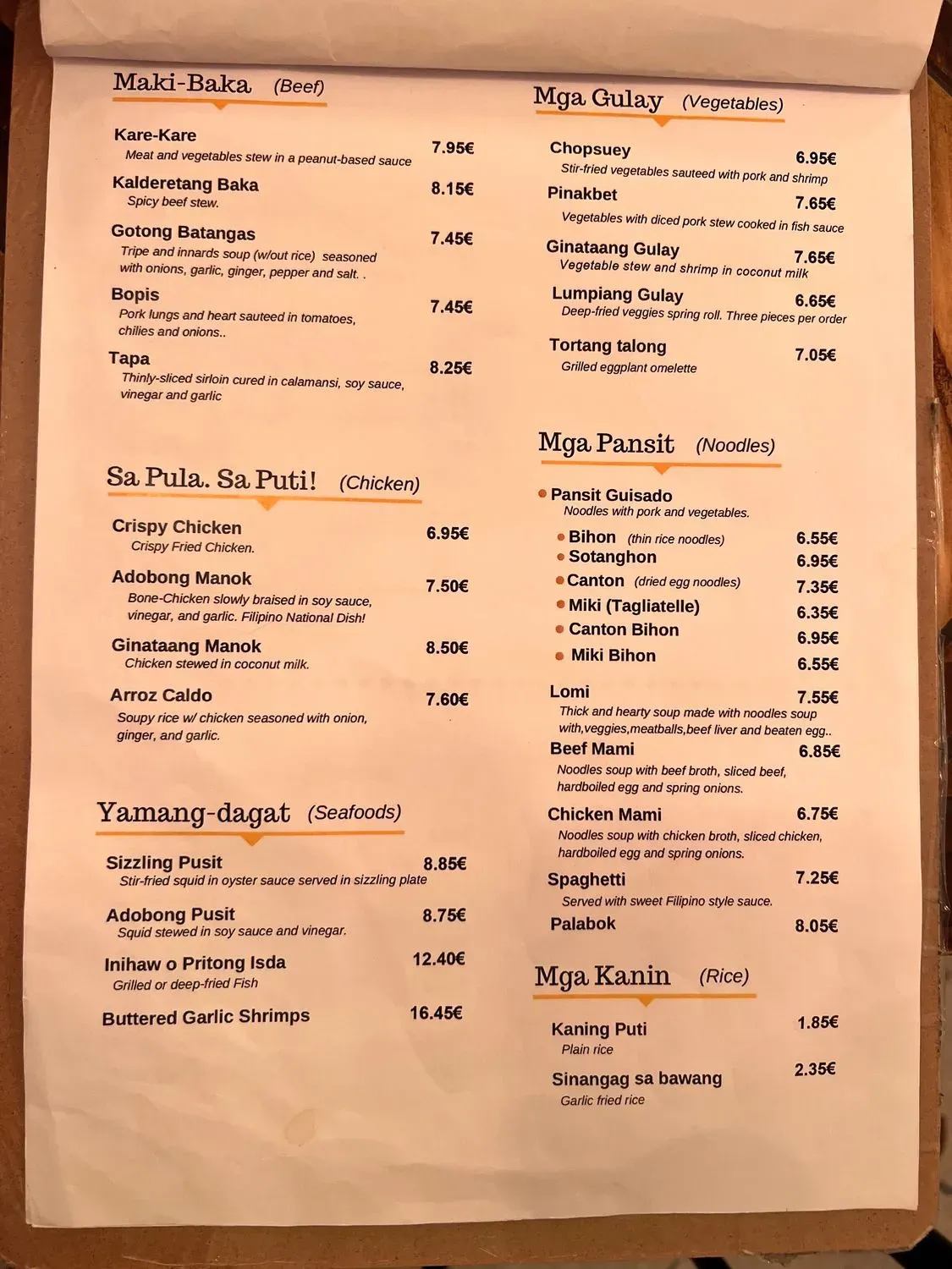 Menu 2