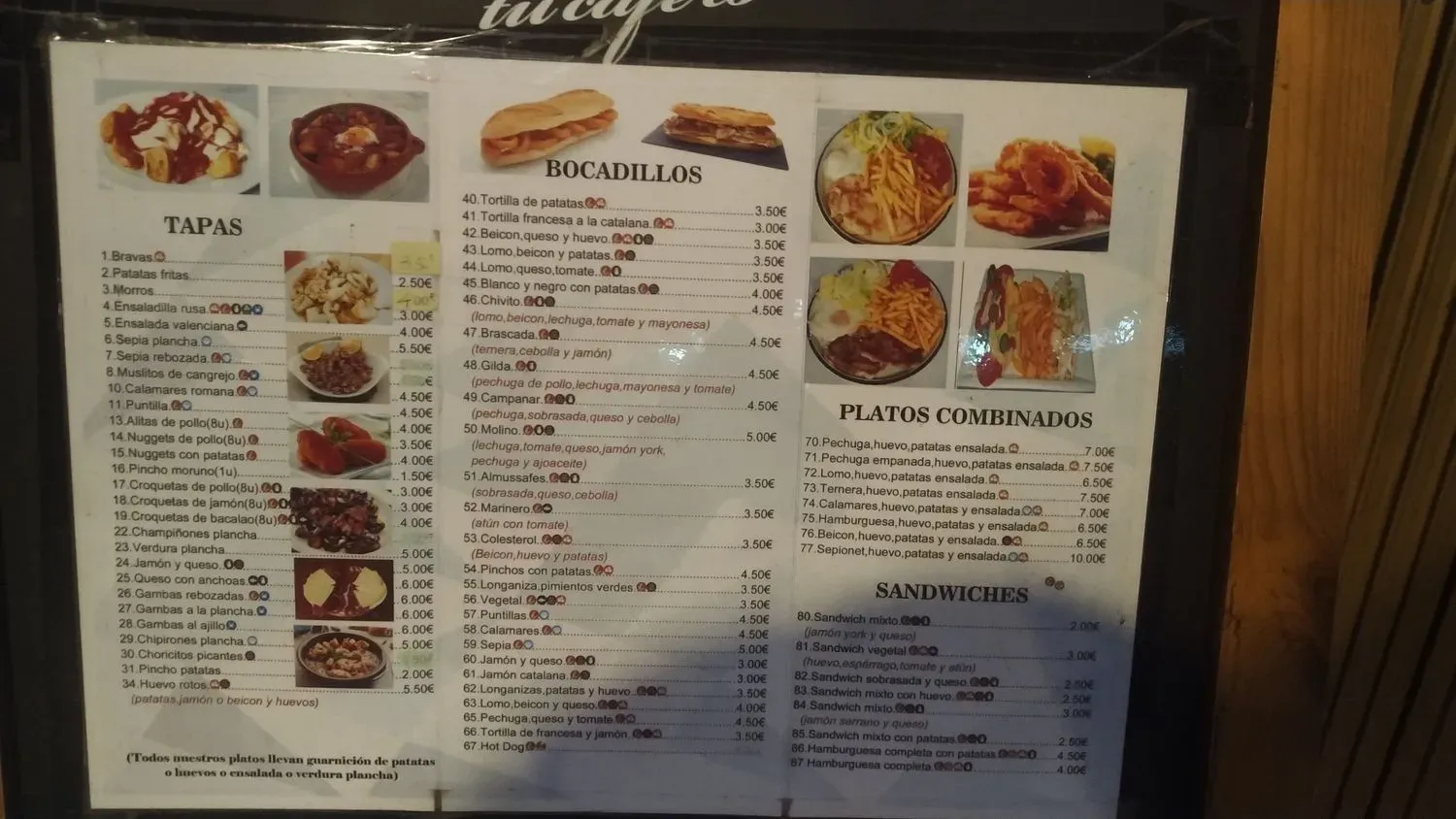 Menu 3