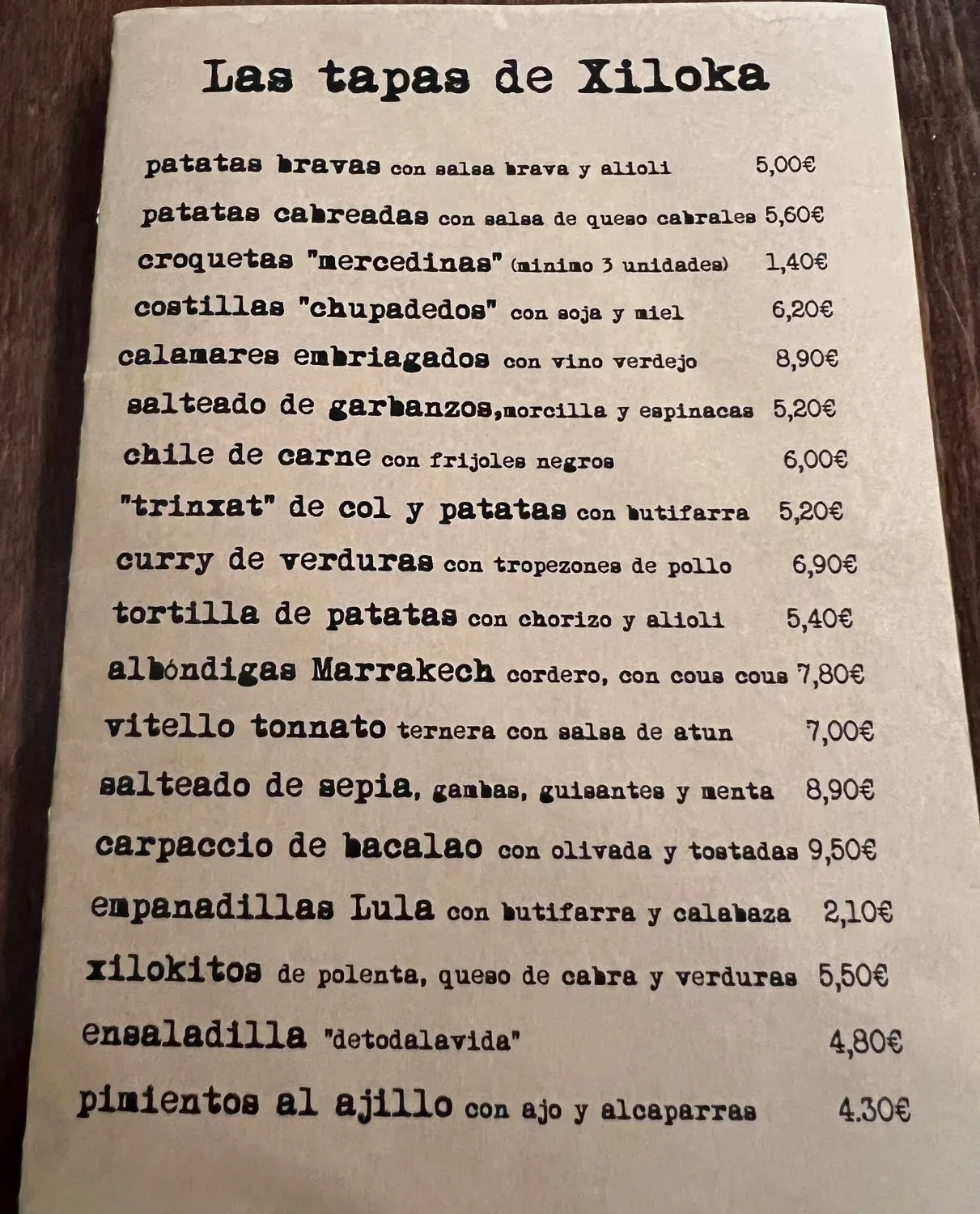 Menu 2