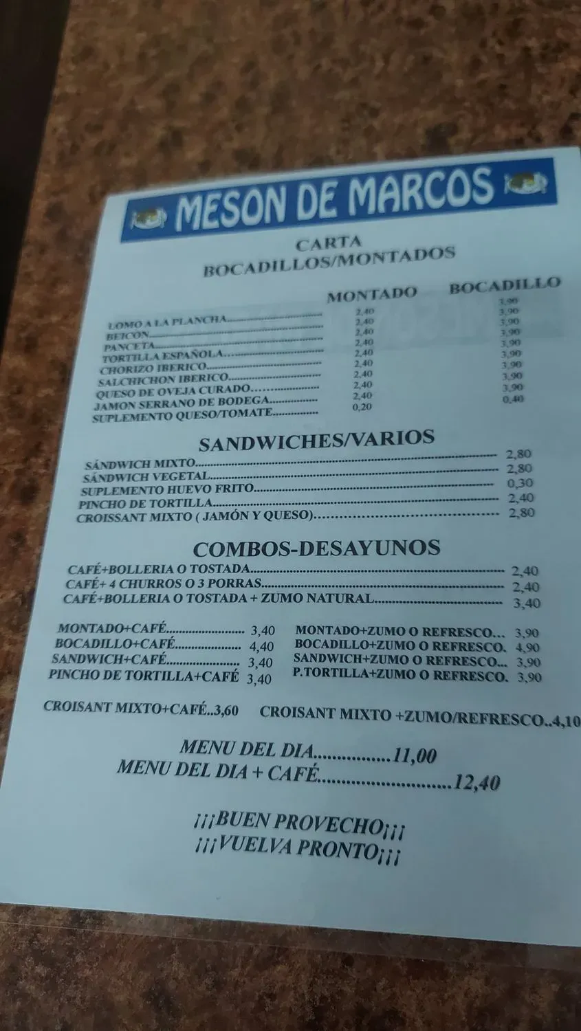 Menu 3