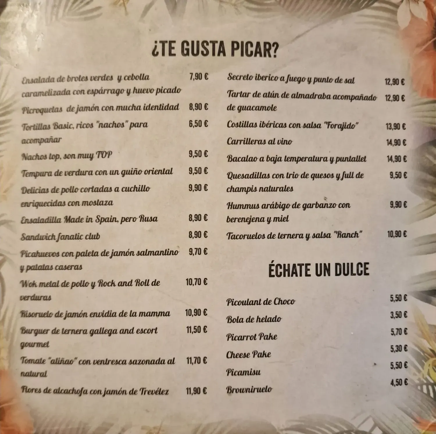 Menu 2