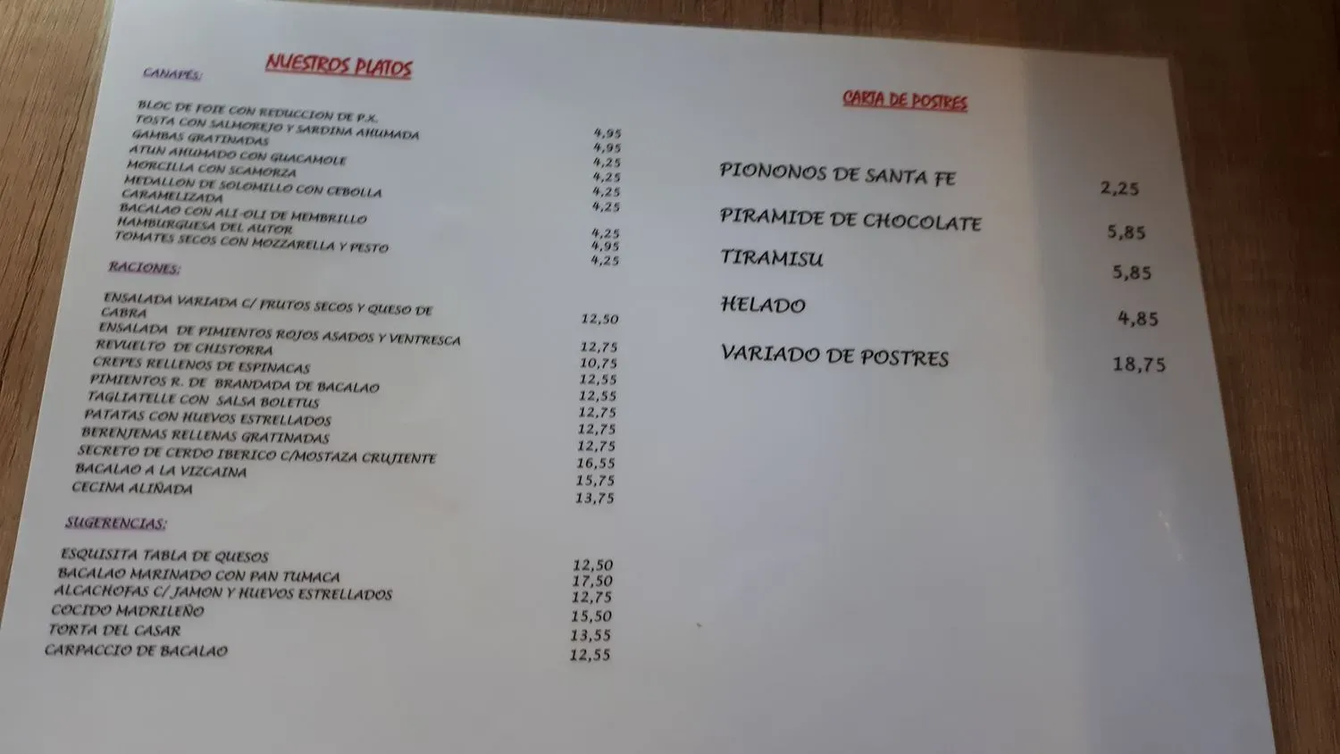 Menu 3