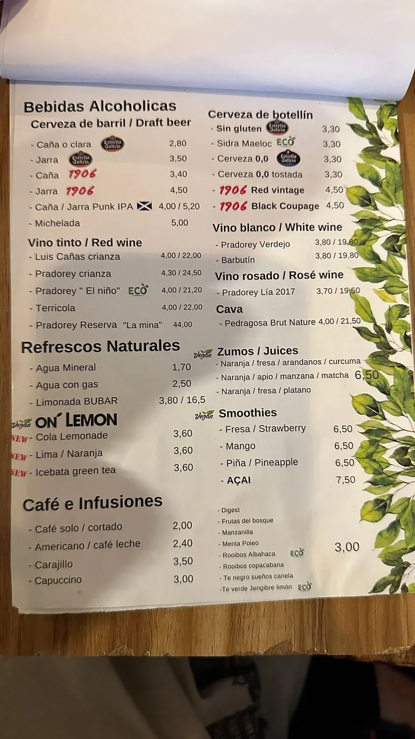 Menu 2