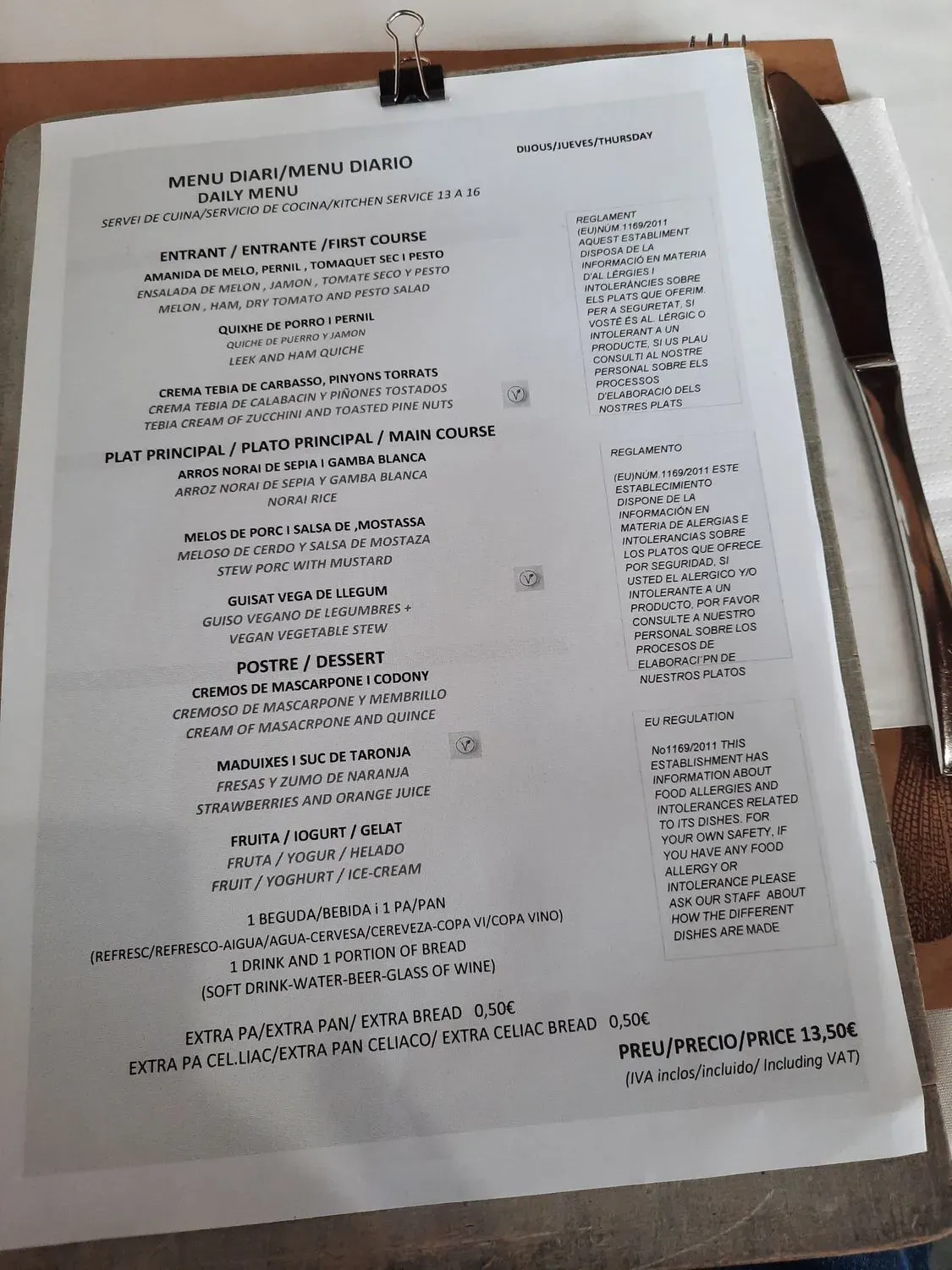 Menu 2