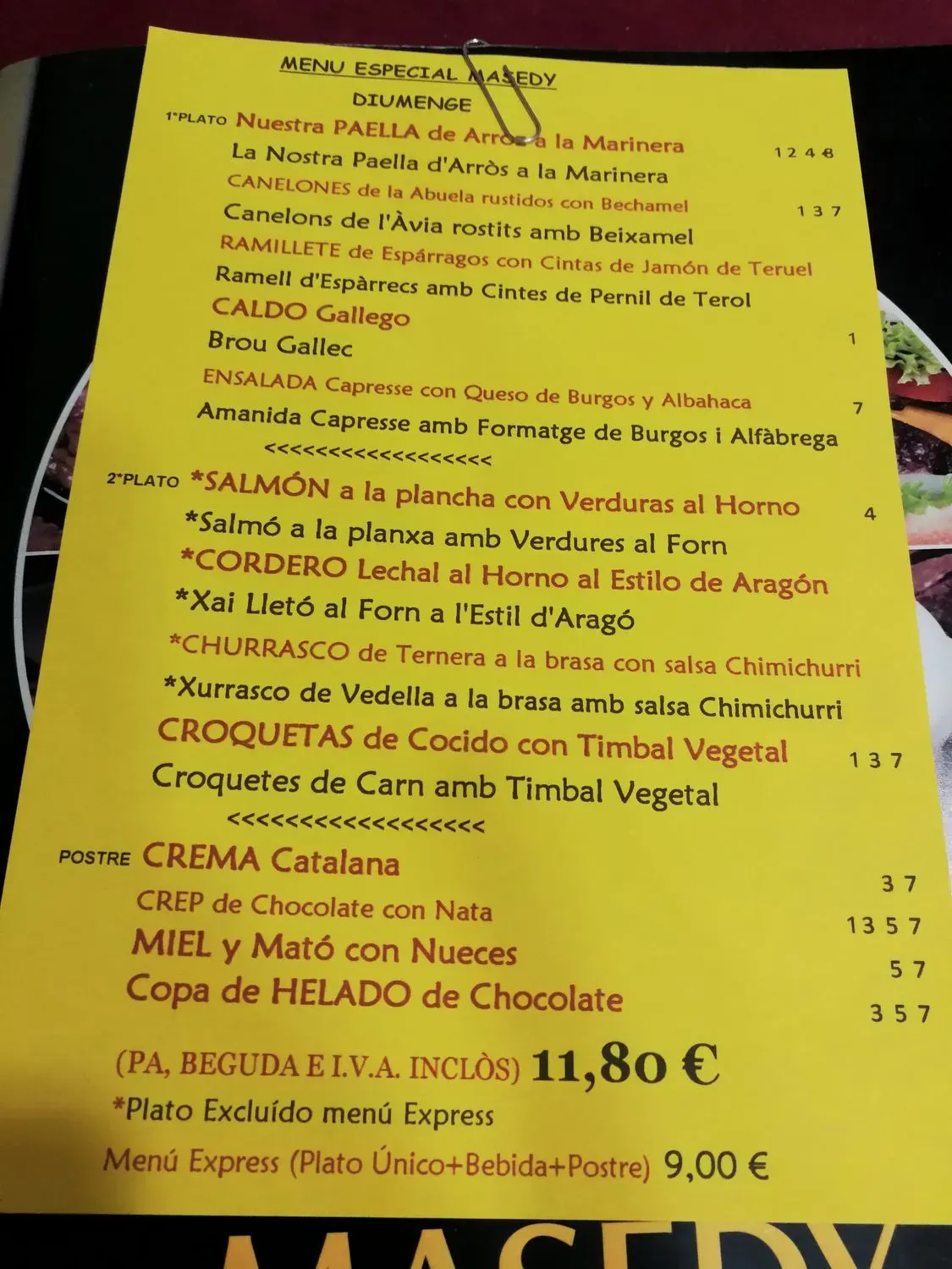 Menu 3