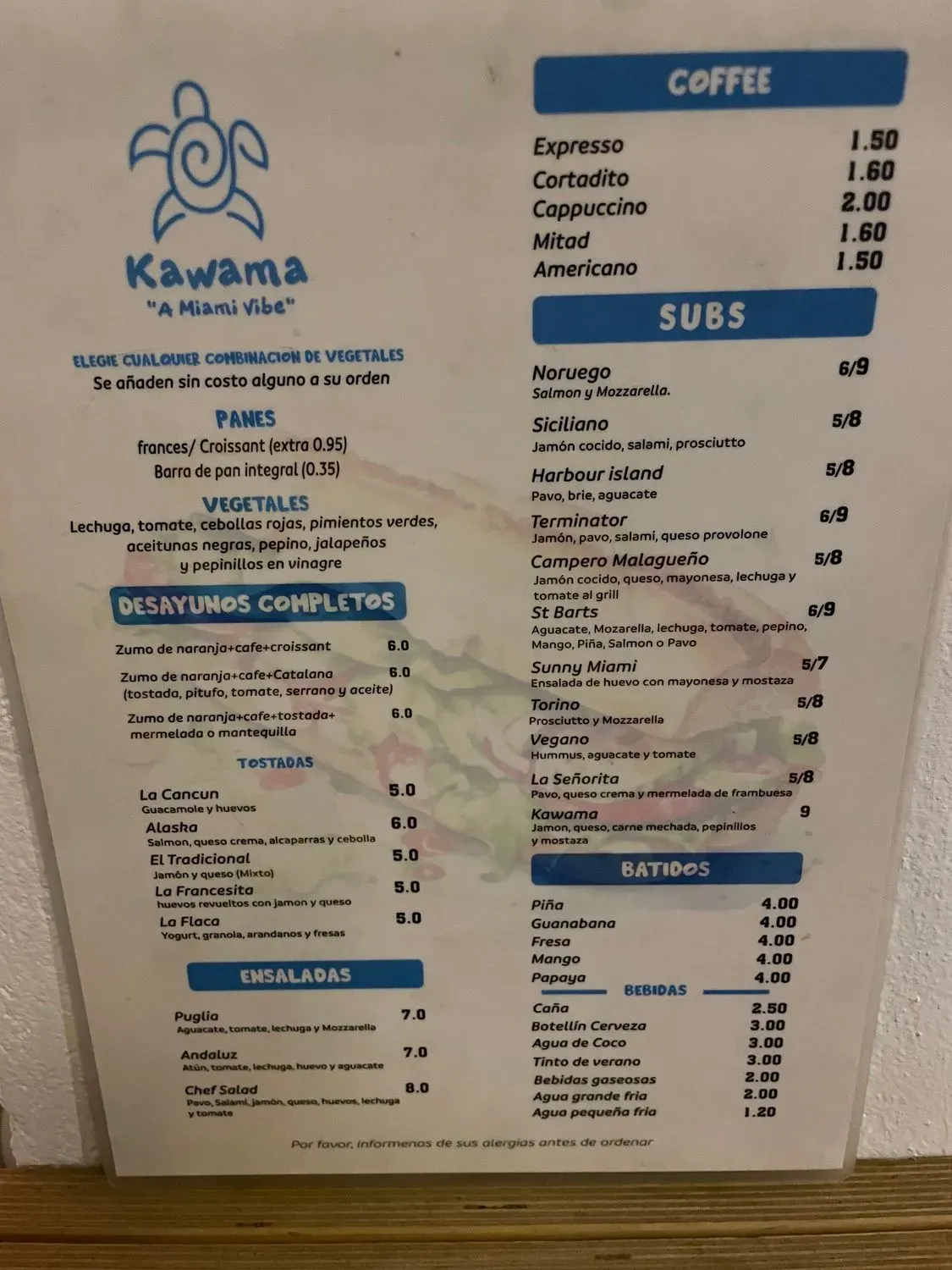 Menu 2