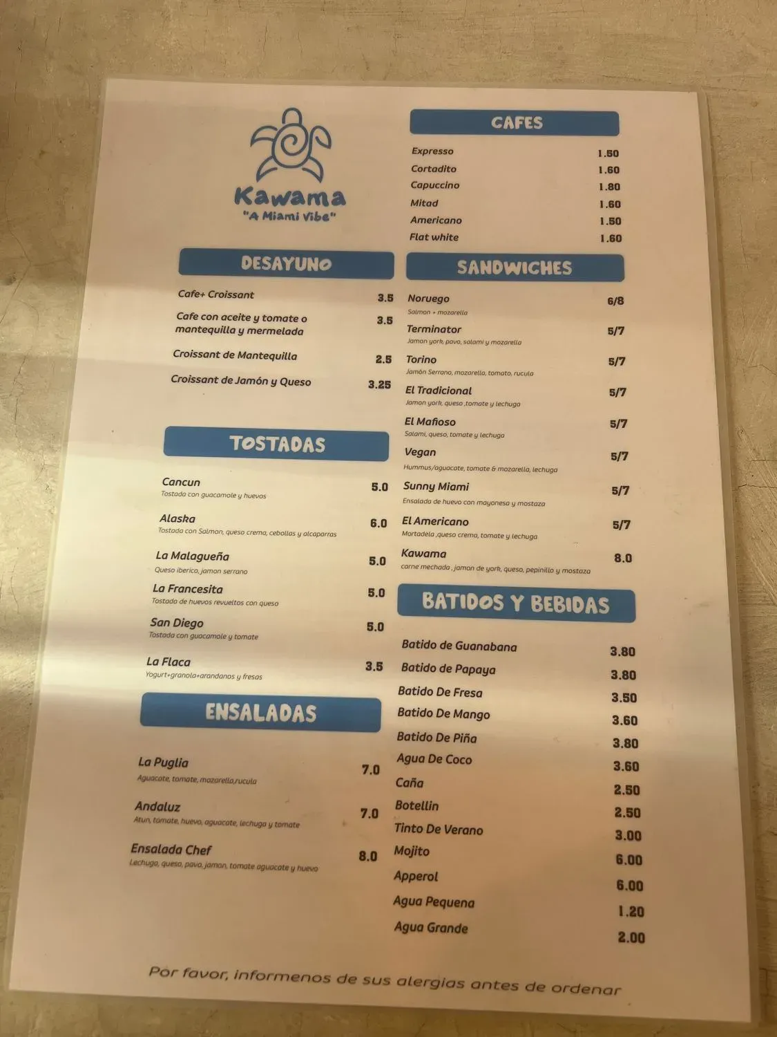 Menu 3