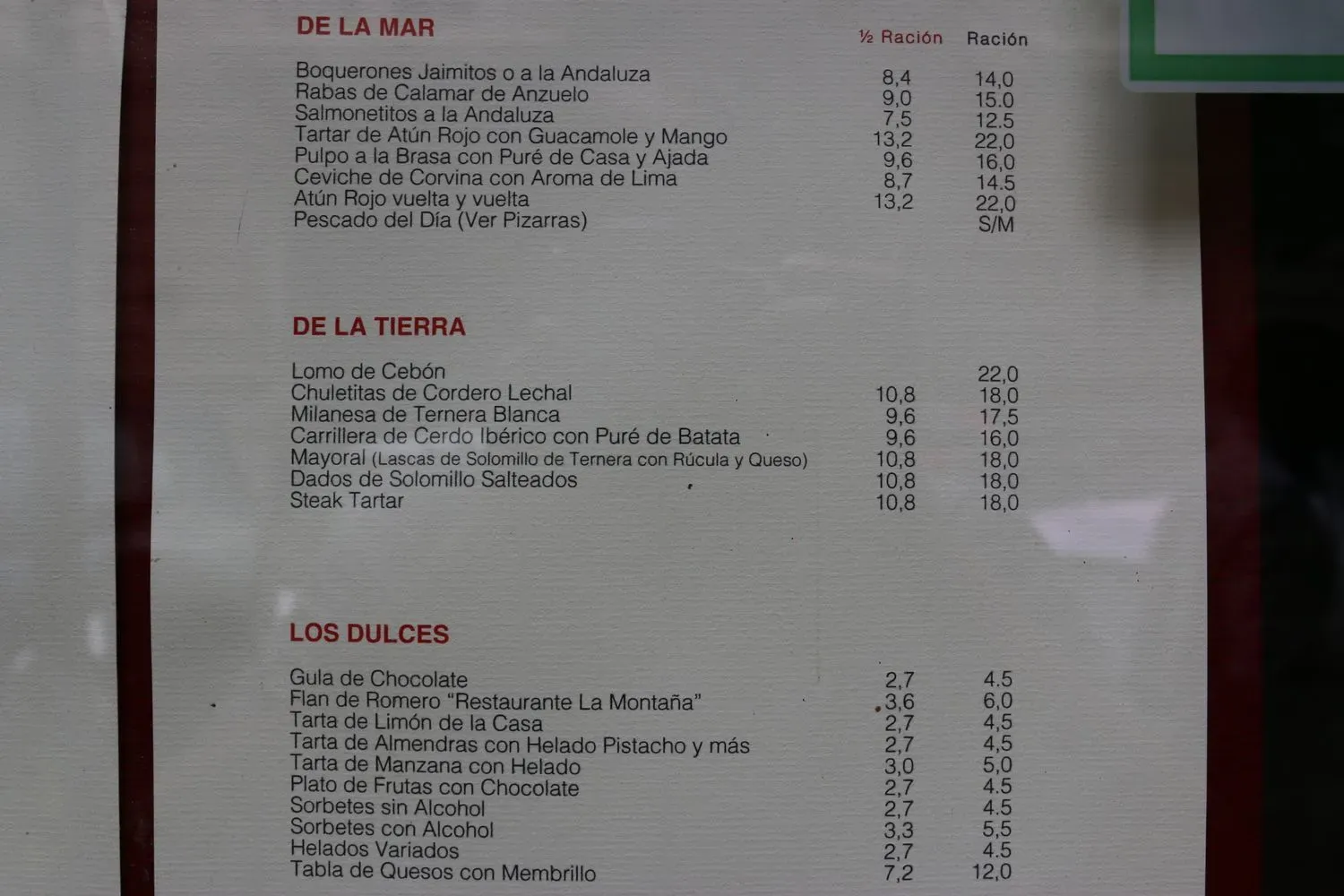 Menu 2