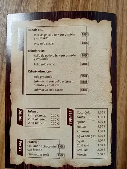 Menu 3