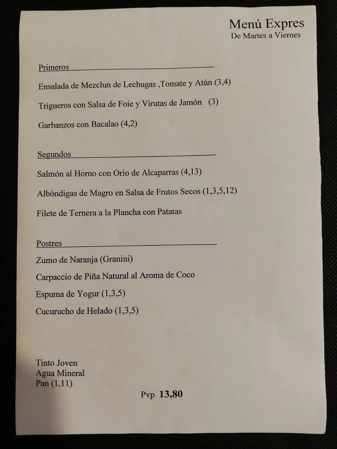 Menu 3