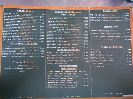 Menu 3