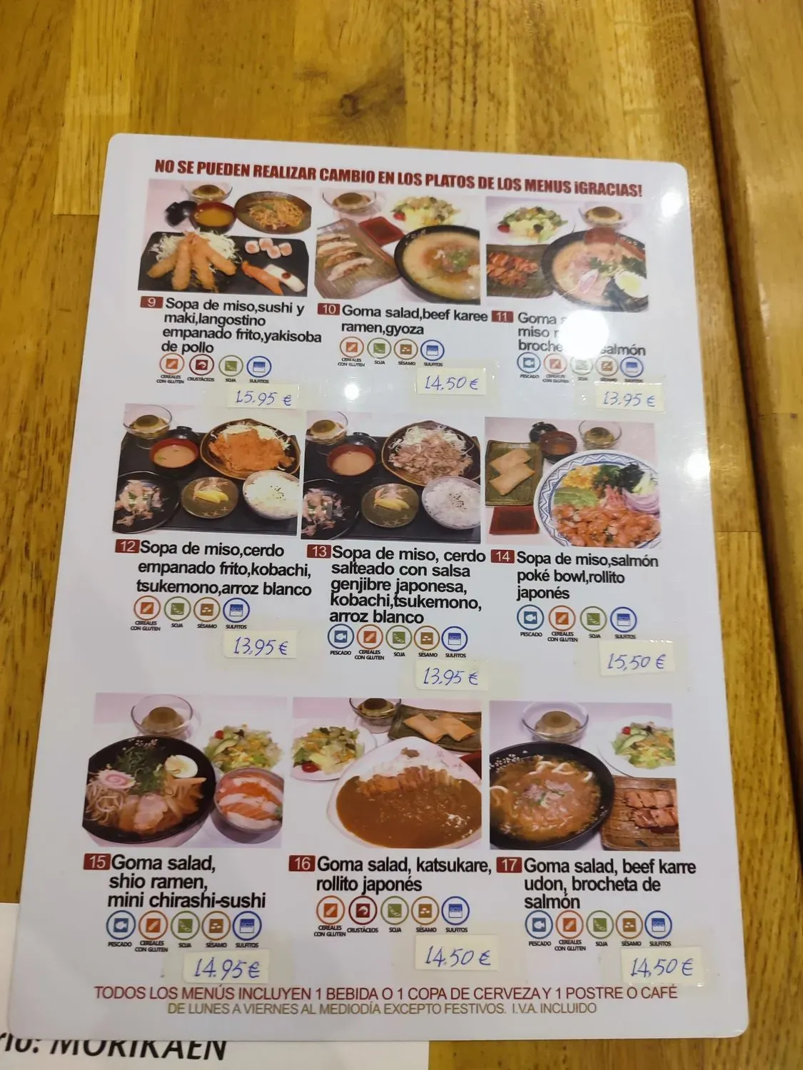 Menu 3