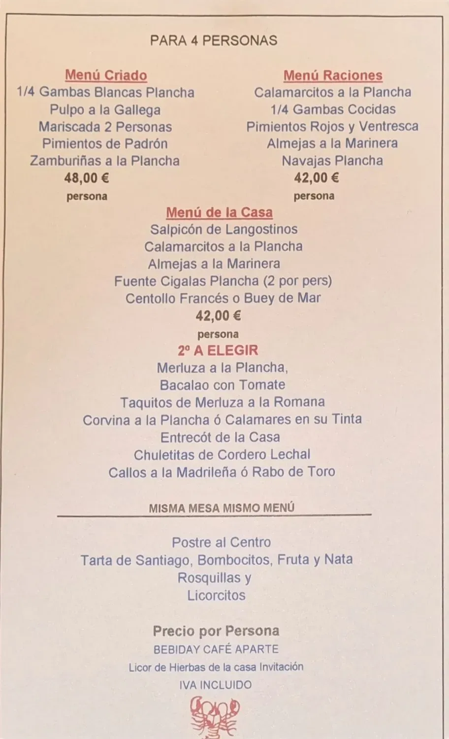 Menu 2