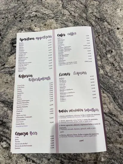 Menu 2