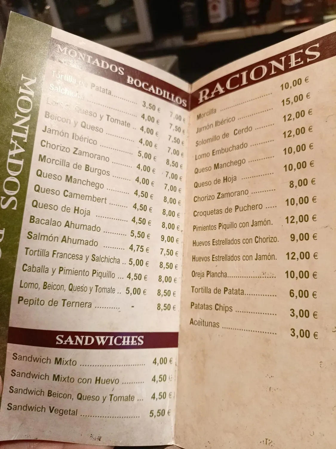 Menu 2