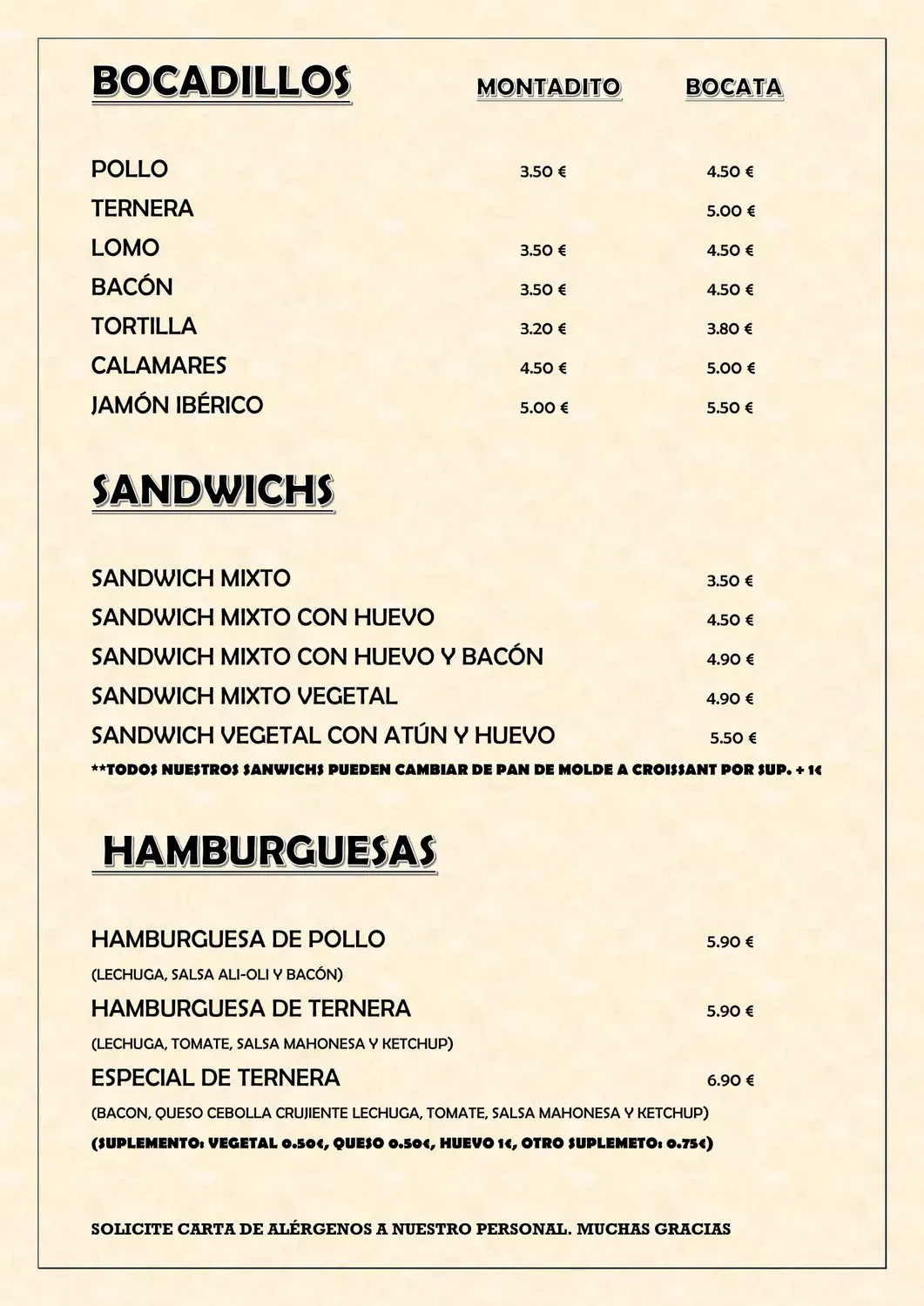 Menu 2