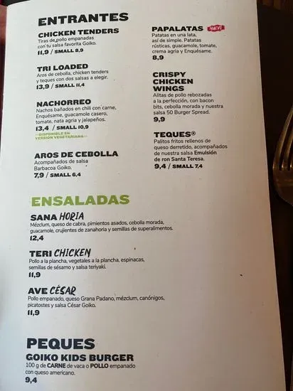 Menu 2