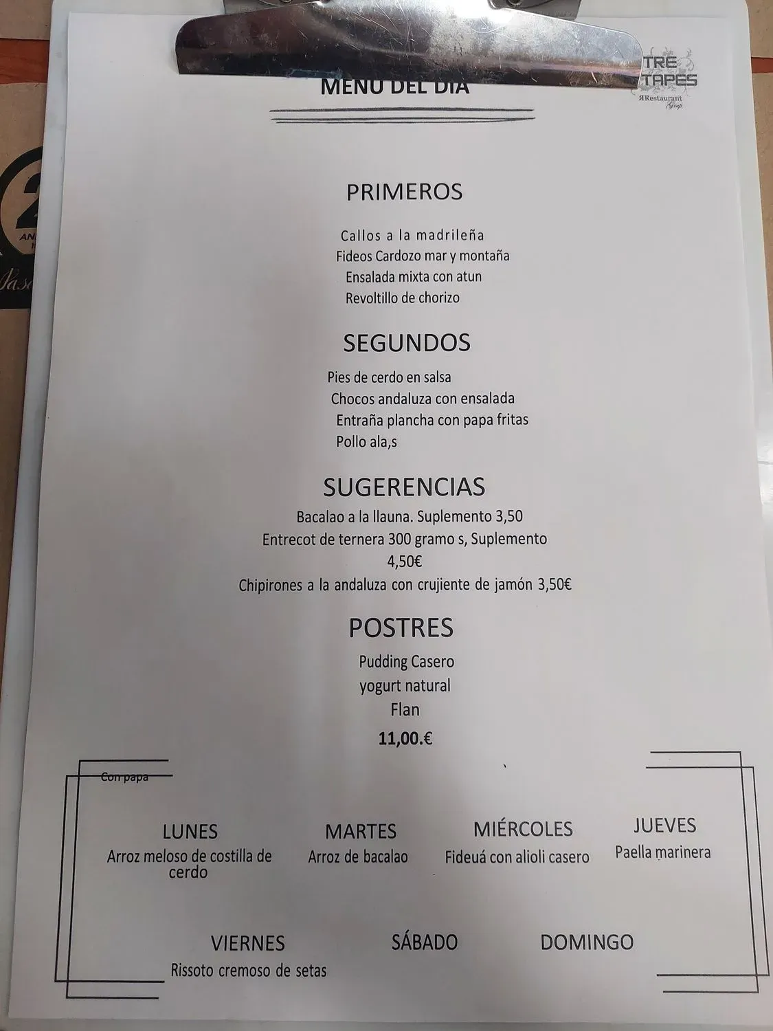 Menu 2