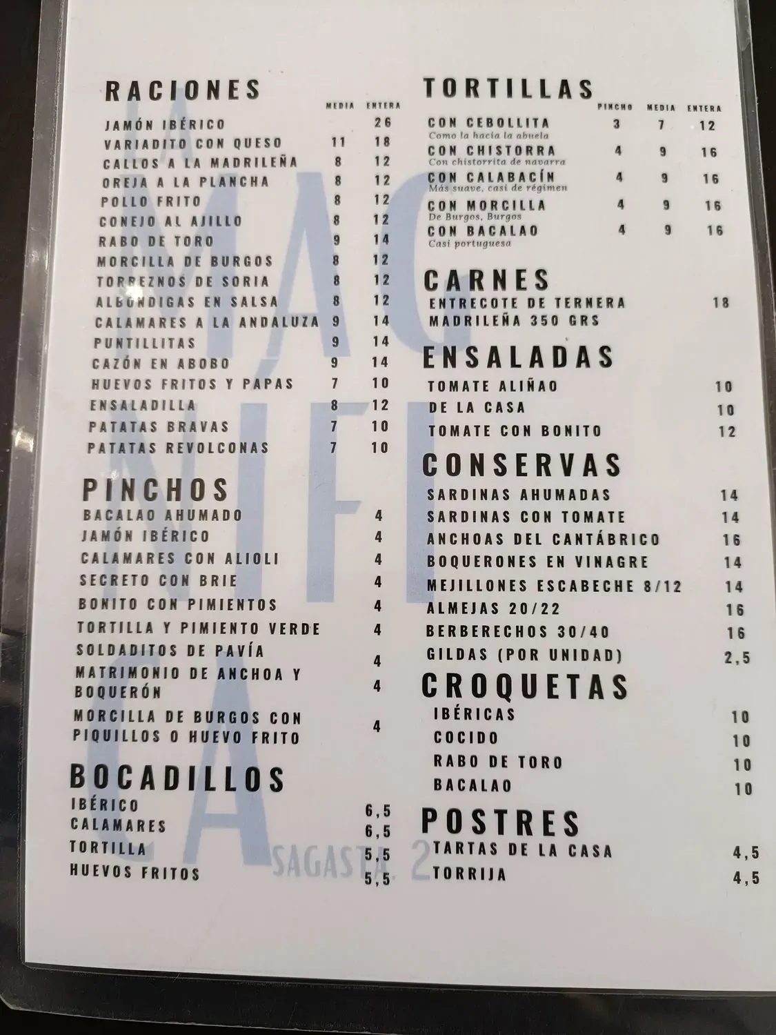 Menu 2