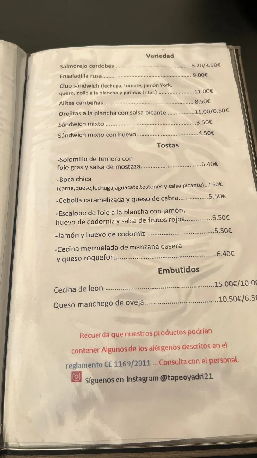 Menu 2