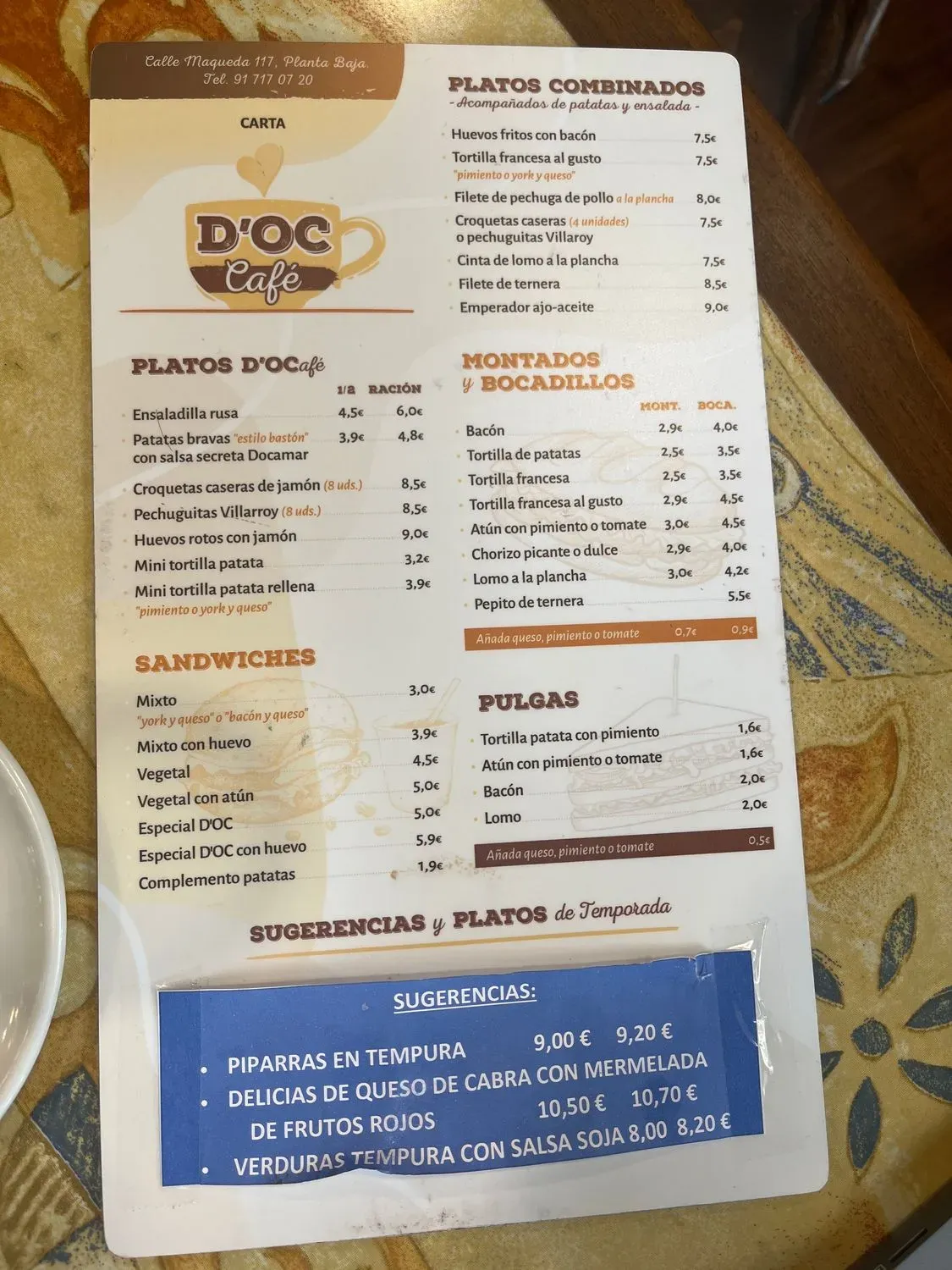 Menu 2