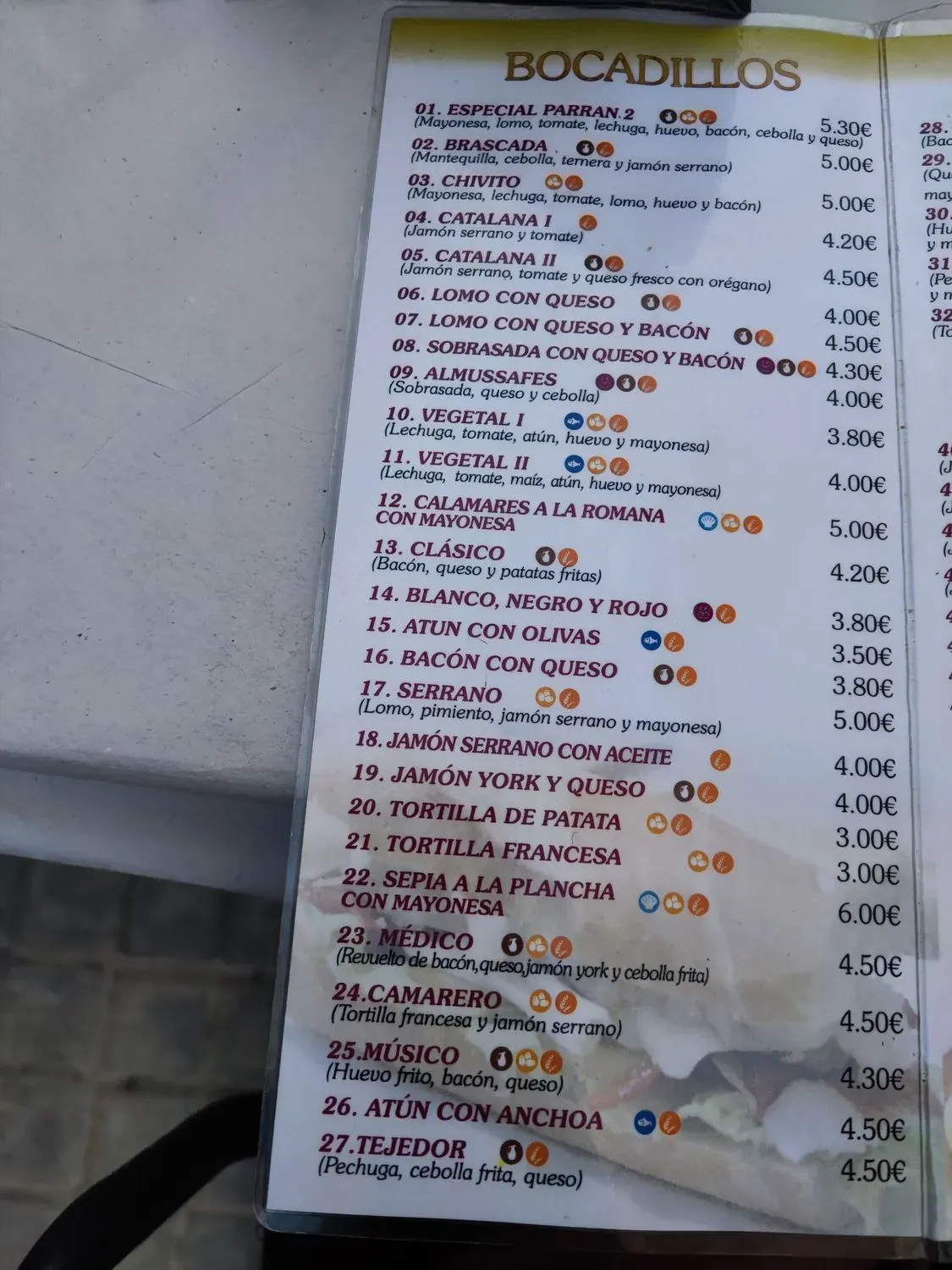 Menu 2