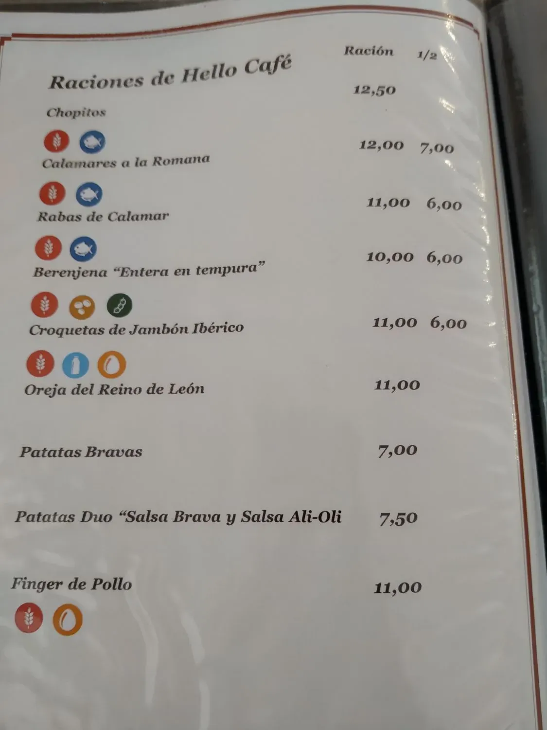 Menu 2